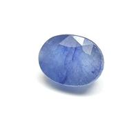Arwacraft 7,25 Ratti / 6,60 quilates I Piedra de zafiro azul de valor astrológico I Natural Lab-Certified Ceilán Calidad Zafiro Azul/Neelam/Nilam I Piedra preciosa suelta Aaa+ Calidad de
