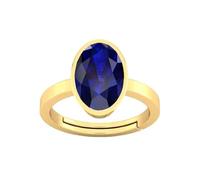Arwacraft Anillo ajustable de oro Neelam de zafiro azul natural de 13,25 quilates de 11,00 quilates, sin calefacción, certificado sin calefacción, calidad Aaa+, para mujeres y hombres | 472|
