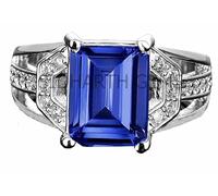 Arwacraft Anillo chapado en plata con piedra preciosa Neelam de zafiro azul natural de 8,25 ratti con certificado de laboratorio-B0CKBTZHMRNAMZ