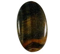 Arwacraft Cabujón ovalado de ojo de tigre azul, piedra preciosa natural suelta de 38,9 quilates Om61-B09BNPT3MRNAMZ, S, Gema