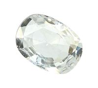Arwacraft Circonita blanca de corte de diamante de 5,50 quilates, forma ovalada, certificada Aaa+ diamante americano Rashi Ratna para hombres y mujeres-B0BC5RY7MRNAMZ, S, Gema