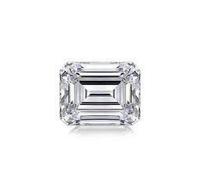Arwacraft Mohit Gems - Circonita cúbica de corte esmeralda de 15,25 ratti / 14,50 quilates (circonita), diamante americano blanco, calidad Aaa+, B08ZKXHKMRNAMZ