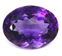 Arwacraft Piedra de amatista natural de alta calidad de 5,25 ratti/4,80 quilates, certificado por laboratorio, mente terrestre, súper calidad, natural Katela/Kathela Rashi Ratna, piedra preciosa