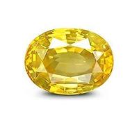 Arwacraft Piedra de zafiro amarillo de 11,25 ratti, piedra preciosa de alta calidad, ceilán, tierra, mente, zafiro amarillo (Pukhraj/Pukhraj), piedra preciosa suelta-B0CKWFW2MRNAMZ