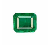 Arwacraft Piedra mental de 6,25 ratti / 5,55 quilates de esmeralda zambiana/tierra de Panna sin calentar, sin tratar, natural, certificado original para hombres y mujeres (probado en laboratorio