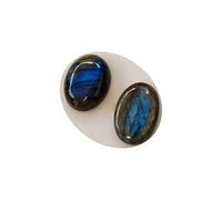 Arwacraft Spectrolite - Juego de 2 piedras de labradorita azul hechas de piedra natural - B0BSFQH3MRNAMZ