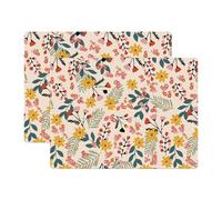 Åry Home 2 Manteles individuales Flower 30x40 cm Pink