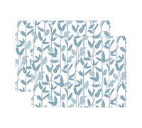 Åry Home 2 Manteles individuales Mougli Blue 30x40 cm Blue-white
