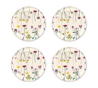 Åry Home 4 Posavasos Herbarium Ø11 cm Off-white