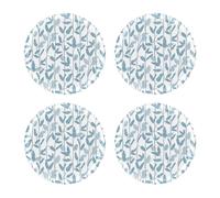 Åry Home 4 Posavasos Mougli Blue Ø11 cm Blue-white