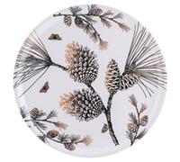 Åry Home Bandeja Pine Cone Ø 38 cm Cotton white