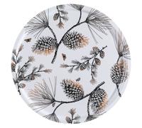 Åry Home Bandeja Pine Cone Ø 65 cm Cotton white