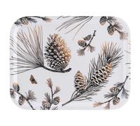 Åry Home Bandeja Pine Cone 28x36 cm Cotton white