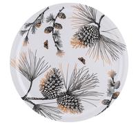 Åry Home Bandeja Pine Cone Ø49 cm Cotton white