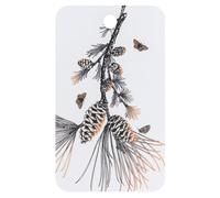 Åry Home Tabla de cortar Pine Cone 20x34 cm Cotton white