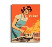 ARYIMYDP 1 Cuadro de Pared Divertido y Original 20x30cm, Decoración con Humor para Salón y Oficina, Impresión de Alta Calidad en Lienzo, Fácil Colgado con Accesorios Incluidos