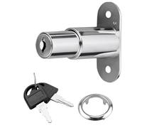 ARYIMYDP 1 Juego de Cerrojo 105 para Puertas Correderas, Set Completo con Partes Superiores y Laterales, Fácil Instalación para Armarios y Puertas Correderas,Fabricación de Calidad para Larga Duración