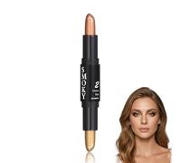 ARYIMYDP 1 ud Barra de sombras duo, efecto satinado, larga duración, resistente a transferencias, textura sedosa, para resaltar y contornear, versátil, ideal para uso diario,personas ocupadas y viajes