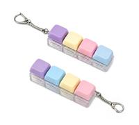ARYIMYDP 2 Piezas Teclado Fidget Toys,Antiestres,Teclado Antiestres,Teclado Fidget Clicker,Gradiente Juguetes de Descompresión Clicker Botón para Aliviar el Estrés Pass Tiempo