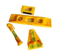 ARYIMYDP 4 Piezas Nivel Set con Nivel Lineal, Nivel de Burbuja en T, Nivel Torpedo 6 Pulgadas y Mini Magnético, Ideal para Mediciones Precisas en Industria, Bricolaje y Fontanería