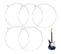 ARYIMYDP 5 piezas Cuerda Mi Aguda 009 Gauge, Cuerdas de Guitarra Eléctrica, Cuerdas de Reemplazo para 1ª Cuerda, Sonido Brillante, Solo para Reemplazo de Cuerda Mi, para Guitarra Eléctrica y Bajo