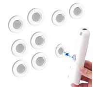 ARYIMYDP 8 Soportes Magnéticos para Mandos a Distancia, Adhesivos de Pared sin Taladro para Fijación Fuerte, Ideales para Organización del Hogar y Oficina, Fácil Instalación y Remoción