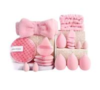 ARYIMYDP Juego de 20 piezas de esponjas de maquillaje, mezclador de belleza, borla, adecuado para productos líquidos, cremosos y en polvo, también para base de maquillaje, forma triangular