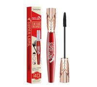 ARYIMYDP Máscara Pestañas Voluminosas 24h, Cepillo de Silicona Para Alargar, Textura Suave Sin Grumos, Resistente al Agua y Sudor, Adecuado para Navidad, San Valentín y fiestas de carnaval