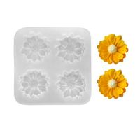 ARYIMYDP Molde de margarita de silicona flexible, versátil para hacer velas aromáticas, jabones artesanales y decoración del hogar, regalo ideal para aficionados al bricolaje