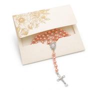 ARYIMYDP Rosario Mujer,Rosarios Religiosos Mujer,Collar de Rosario Católico con Cruz,Ideal para Comunión Católica,Bautizo,Misa y Estudio Bíblico