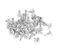 Arythia 250 Pcs Tornillos Autoperforantes, M4,8x13 mm Tornillos Roscachapas de Acero Galvanizado, Fijaciones para Metal y Chapa Resistentes, para Madera y Plástico (Round head drill tail screws with