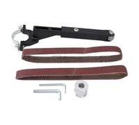 Arythia Adaptador de Lijadora de Banda para Amoladora, Kit de Conversión para Esmeril 100 mm, Herramienta de Pulido Manual, Accesorio Profesional para Metal