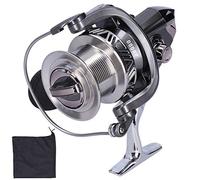 Arythia Carrete De Pesca Spinning, 14+1 Rodamientos 4,1:1 Ratio, Cuerpo De Aluminio Duradero Carrete Pesca Mar, Ideal para Surfcasting Y Agua Dulce (JS8000)