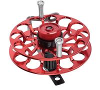 Arythia Carrete Giratorio, Cuerpo de Metal Ligero con Engranajes Robustos, Carrete de Pesca de Alta Resistencia para Agua Dulce y Pesca en Hielo (Red)