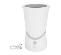 Arythia Limpiador Eléctrico Automático de Patas para Perros, Lavador de Patas USB Recargable con Forro Extraíble, Cepillo de Silicona Suave, Batería de 1500mAh, Limpiador