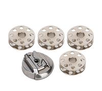 Arythia Set de 6 Cápsulas de Bobina para Singer 221, Repuesto Accesorios para Máquina Coser, Estuche Bobina Singer Featherweight Duradero, 221 222 301
