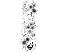 ARYU 2 Herbal Juice Full Arm Tattoo Stickers Tatuaje No Reflectante De Larga DuracióN 47 DíAs Semipermanente WQB-018