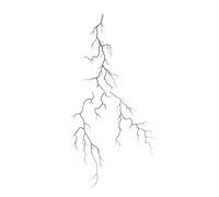 ARYU 4 Hojas De Pegatinas De Tatuaje A Base De Hierbas Maquillaje Cicatriz ReláMpago Impermeable Anti-Roce Semipermanente Hombres Y Mujeres No Reflectante