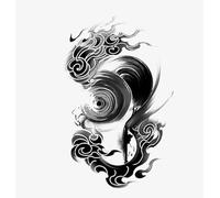 ARYU 4 tatuajes impermeables a base de hierbas que no se pueden lavar para hombres, estilo de nicho de personalidad, tatuajes realistas de brazo de 11 x 18 cm, destacan y crean un aspecto de gama alta