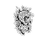 ARYU 4 Tiger Down Mountain Juice Herbal Tatuaje Sticks Impermeable Larga Duracion Brazo No Lava No Reflejante Y Mujer Semi-Permanente