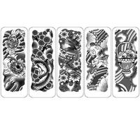 ARYU 5 Herbal Juice Full Arm Tattoo Stickers Tatuaje No Reflectante De Larga DuracióN 15 DíAs Semipermanente WQB36-40