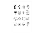 ARYU Pegatinas Para Tatuajes De 4 Dedos De Jugo De Hierbas Simuladas No Reflectantes