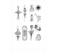 ARYU Pegatinas Para Tatuajes De 4 Dedos De Jugo De Hierbas Simuladas No Reflectantes