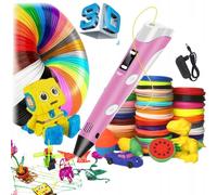 Arzopa Bolígrafo Inteligente 3D Pantalla Led 100m x20 Colores Rosa