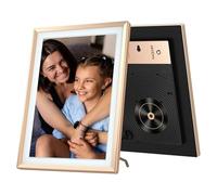 ARZOPA Marco de Fotos Digital Metálico 14 Pulgadas Cloud Storage Gratis Ilimitada 1920*1200 FHD Pantalla Táctil Comparte Fotos Videos a Distancia Marco Digital de Fotos Mejor Regalo para Familia - D14