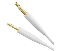 Arzweyk Cable de audio QC45 de repuesto de 3,5 mm a 2,5 mm, compatible con auriculares inalámbricos Bose 700 QuietComfort 45 QC35 QC35 QC25 OE2 OE2i Soundlink SoundTrue, blanco