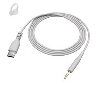 Arzweyk Cable de audio USB C a 2,5 mm compatible con auriculares Bose QuietComfort Ultra, QuietComfort 45, QC35/QC35 II, QC25, 700, SoundLink Soundtrue, repuesto para iPhone 17/16, PC (gris)