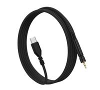 Arzweyk Cable de audio USB C GSP 600 compatible con Sennheiser GSP 670, GSP 600, GSP 500, GSP 350, G4ME ONE, G4ME Zero, PC 373D, Game ONE, Game Zero auriculares de repuesto para iPhone 17, iPad, PC