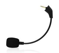 Arzweyk Micrófono de repuesto Cloud II Mic Boom compatible con Kingston HyperX Cloud 2 II 1ª versión con cable, Cloud X, CloudX Core, Cloud Pro Gaming auriculares para PS5 PS4 Xbox One Nintendo Switch