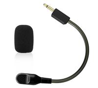 Arzweyk Micrófono de repuesto compatible con auriculares Razer BlackShark V2, V2 Pro, micrófono Game Boom de 3.5 mm con espuma